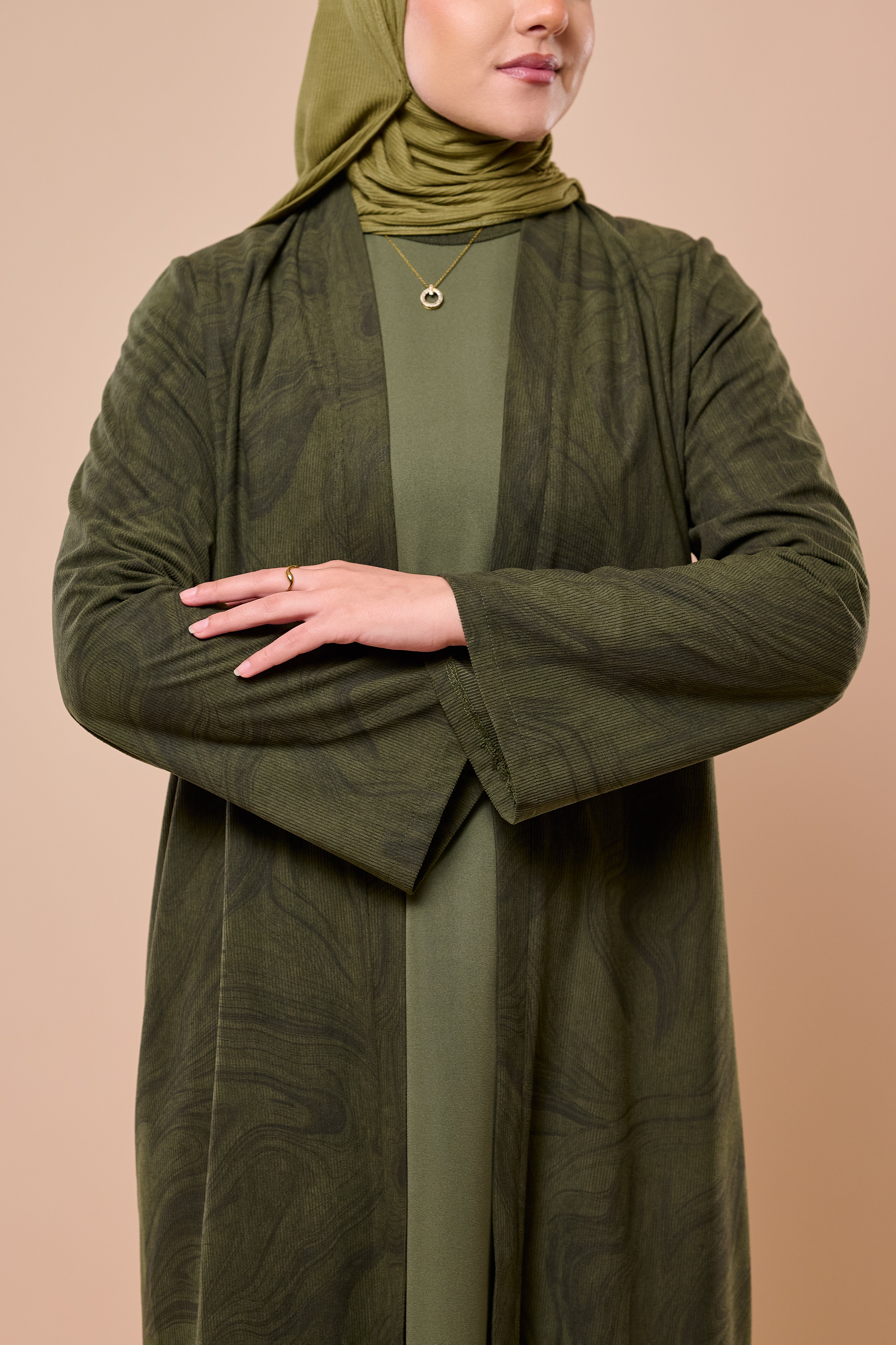 The Marble Two-Piece Abaya