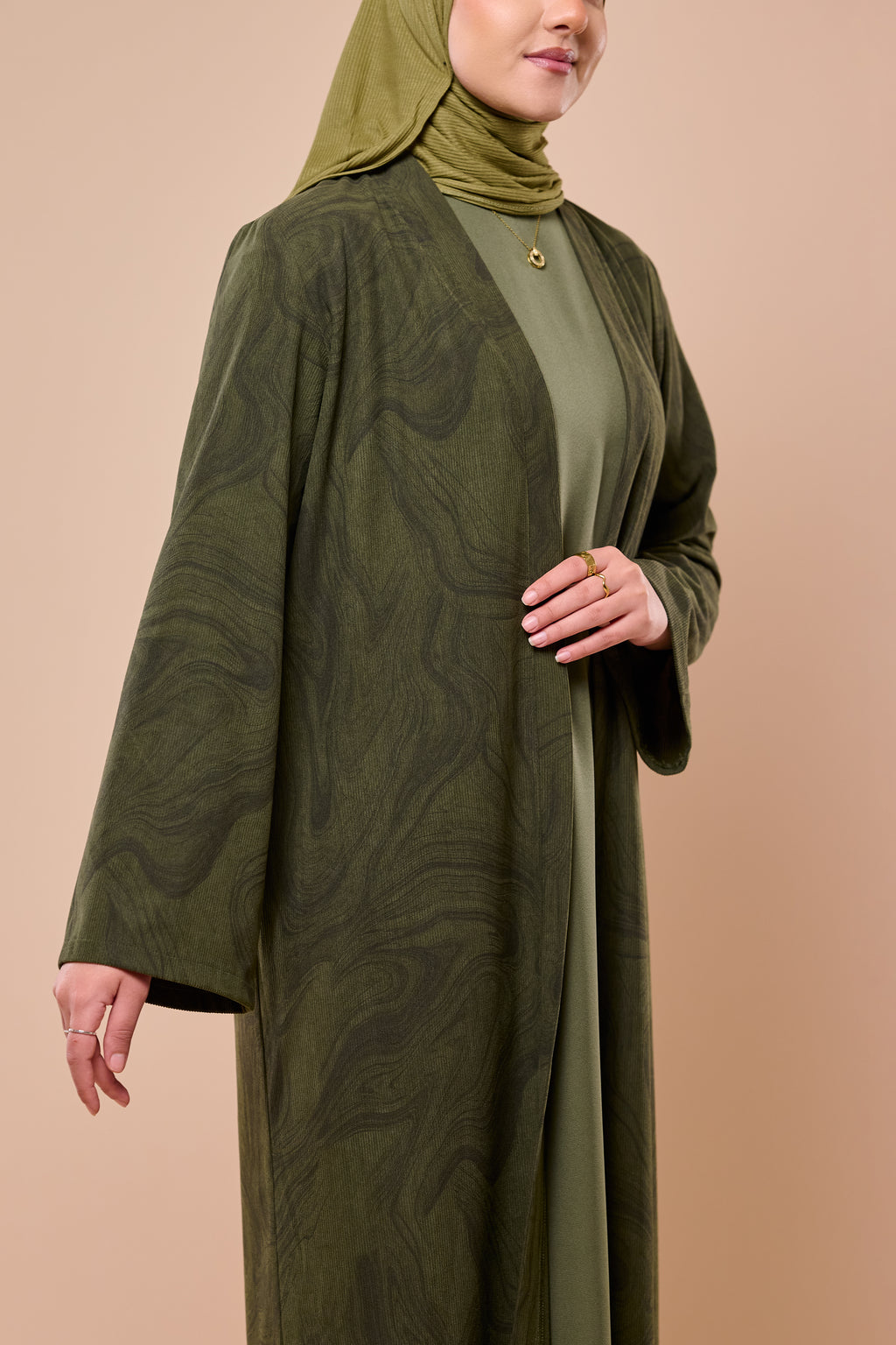 The Marble Two-Piece Abaya