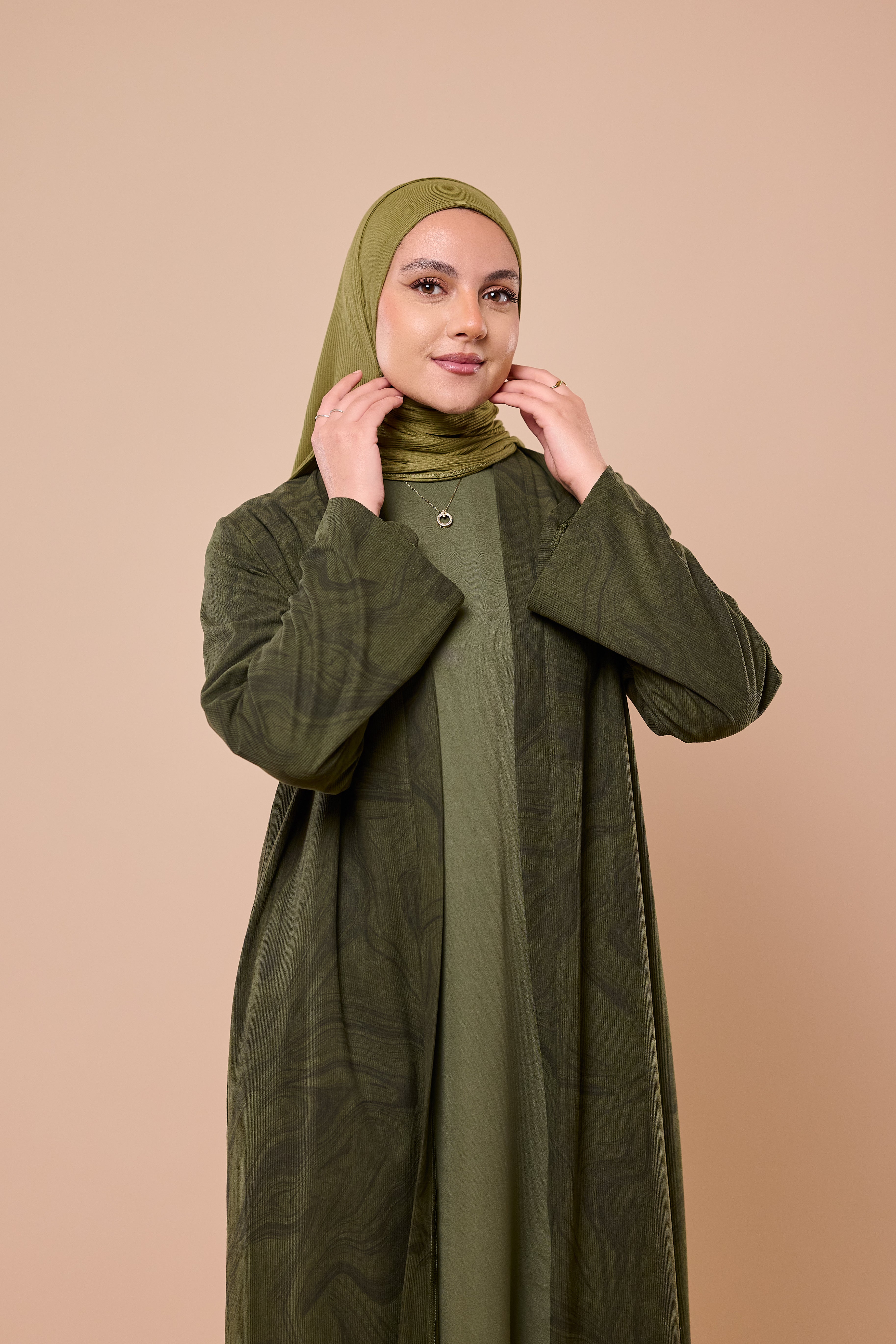 The Marble Two-Piece Abaya