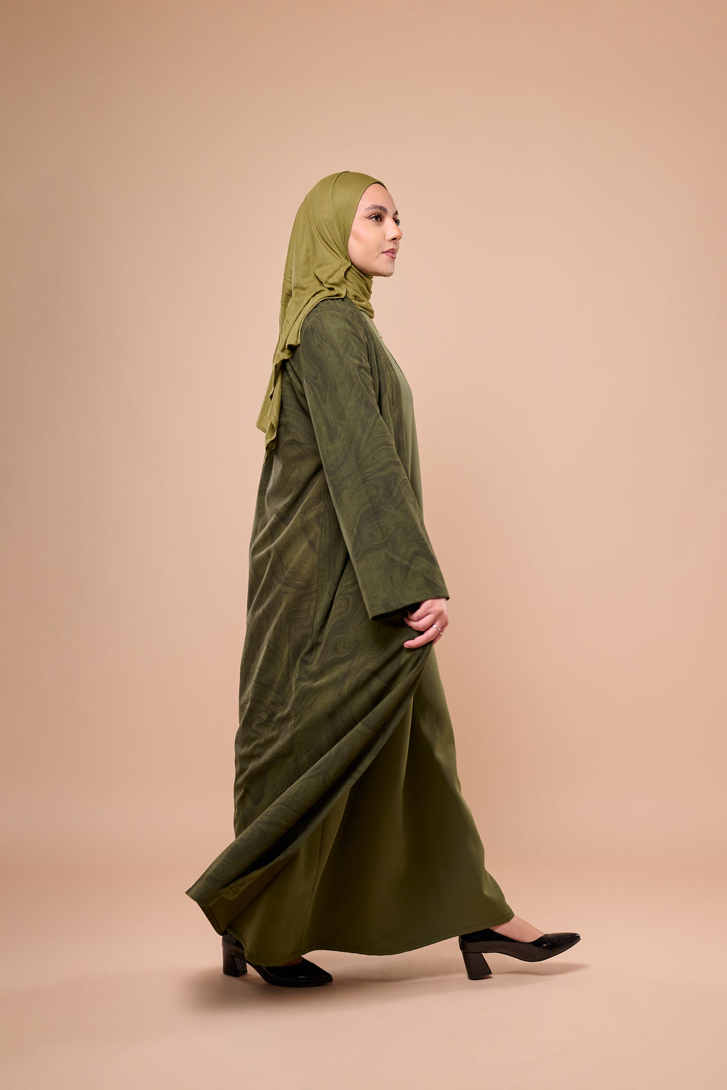 The Marble Two-Piece Abaya