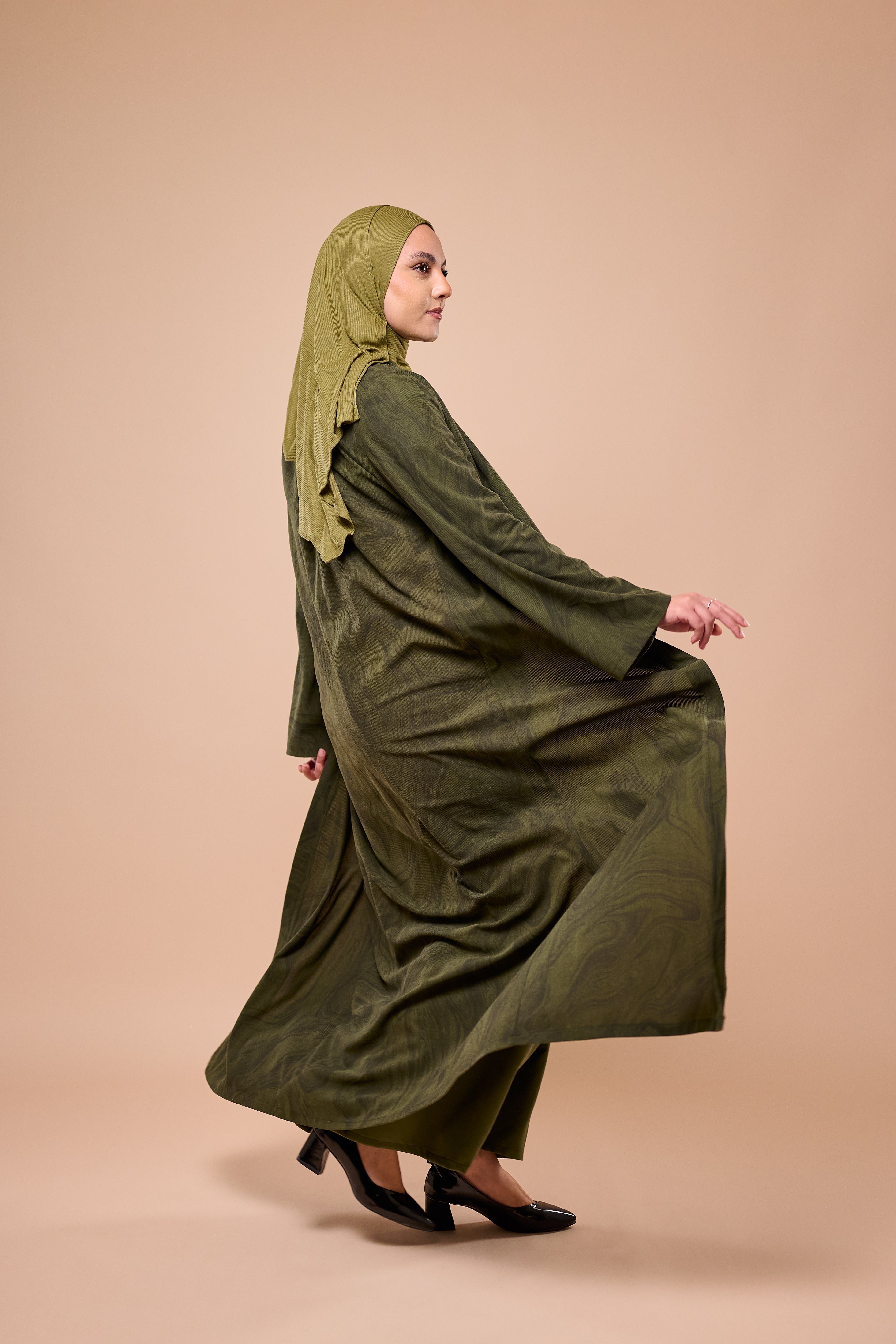 The Marble Two-Piece Abaya