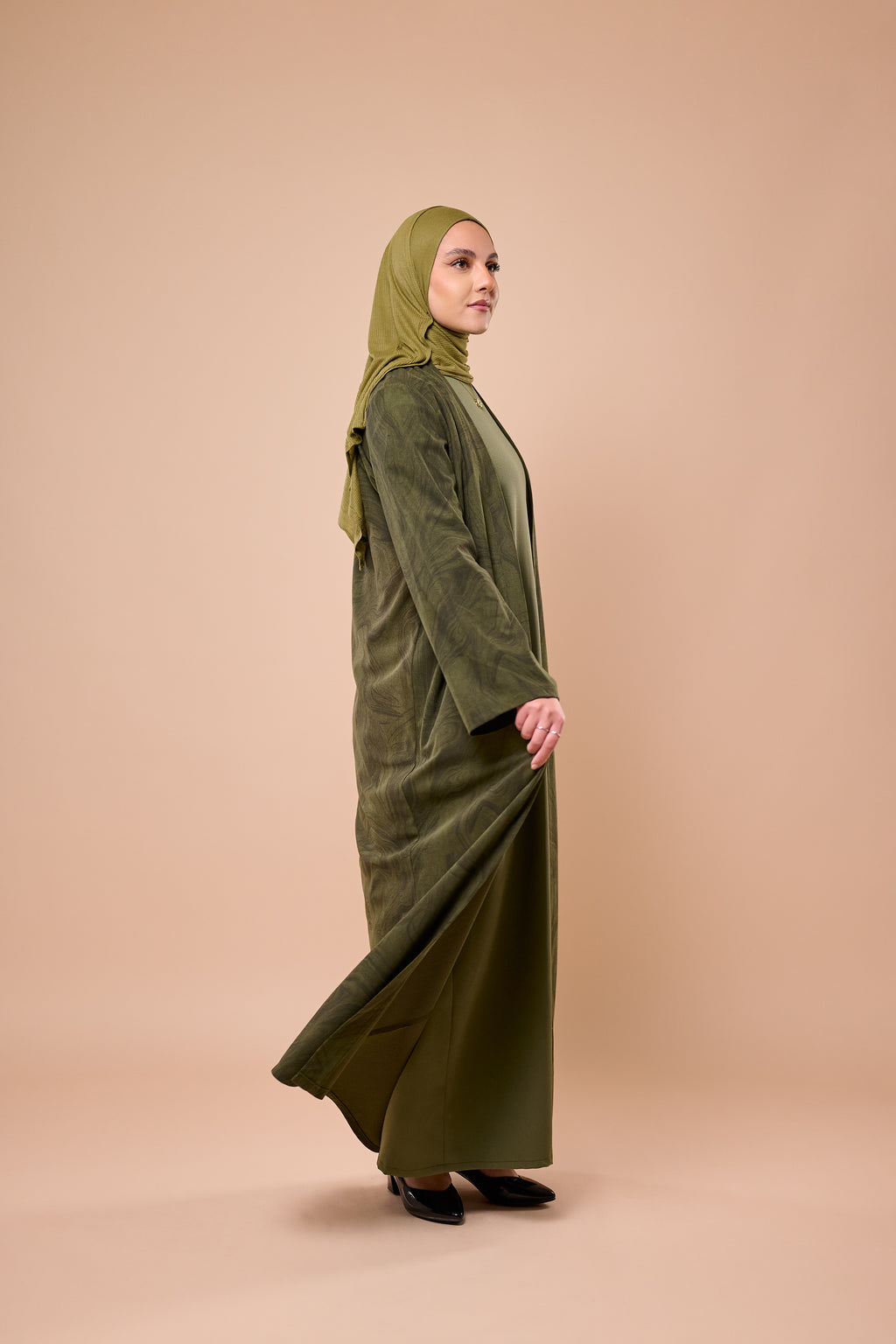 The Marble Two-Piece Abaya