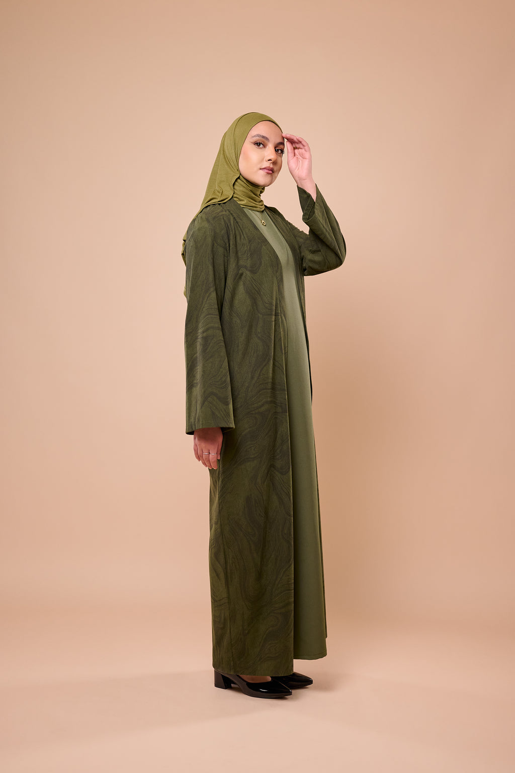 The Marble Two-Piece Abaya