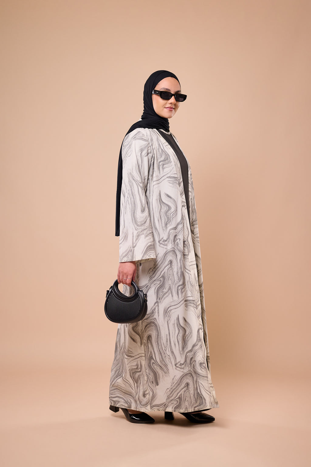 The Marble Two-Piece Abaya