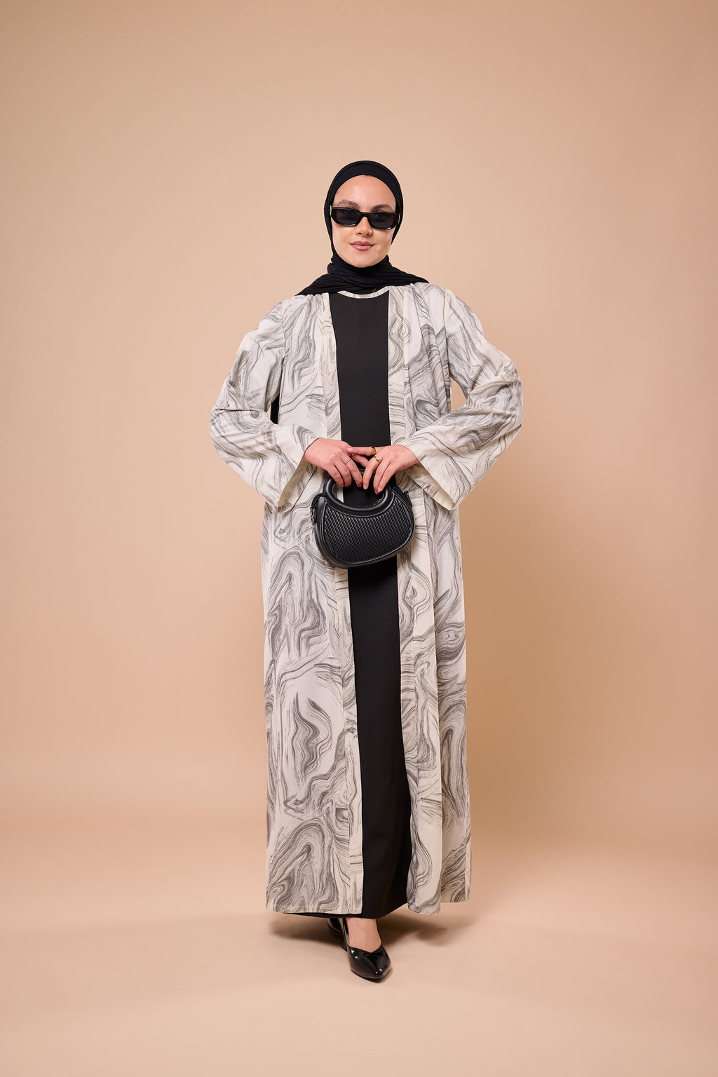 The Marble Two-Piece Abaya