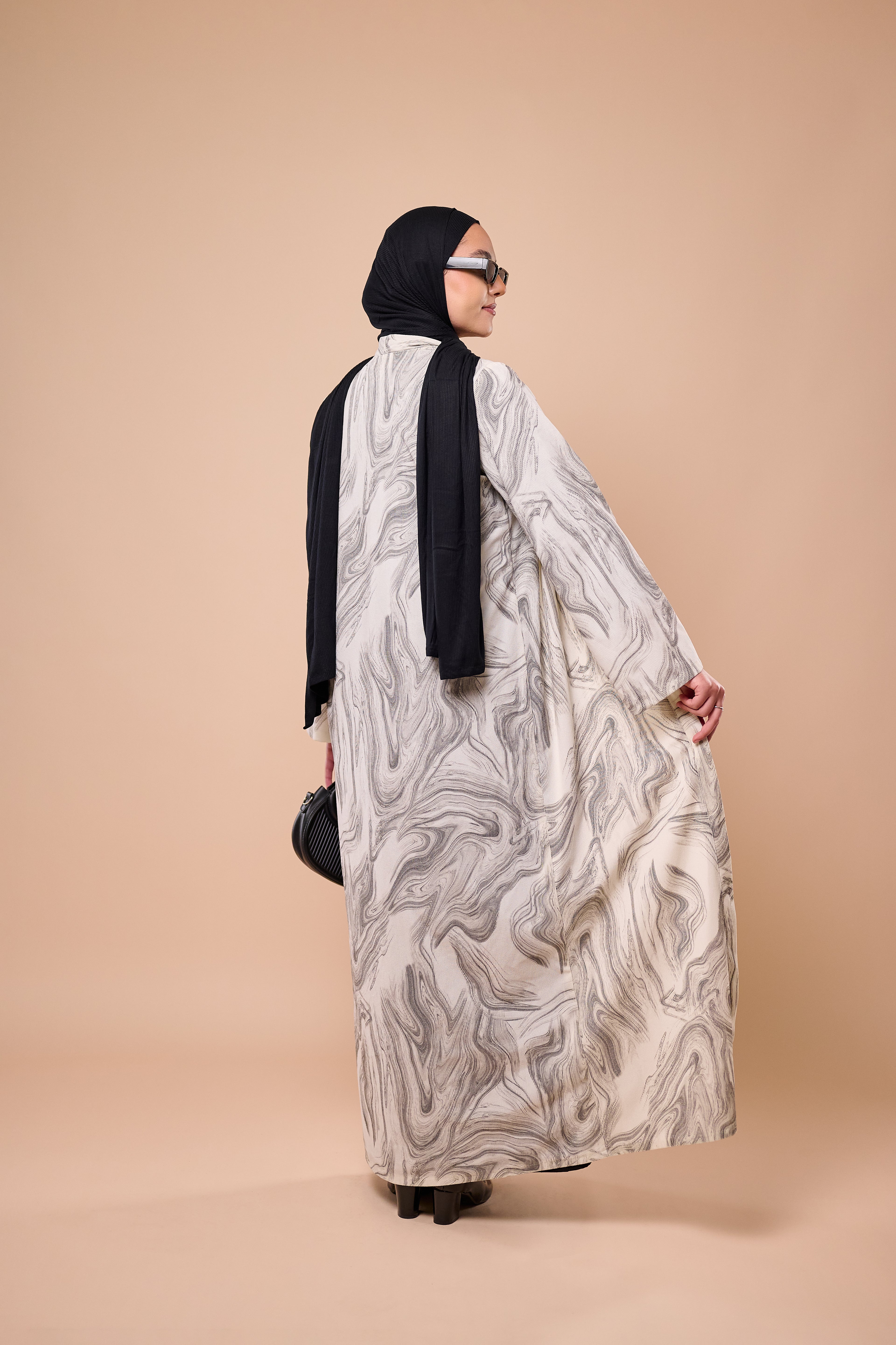 The Marble Two-Piece Abaya