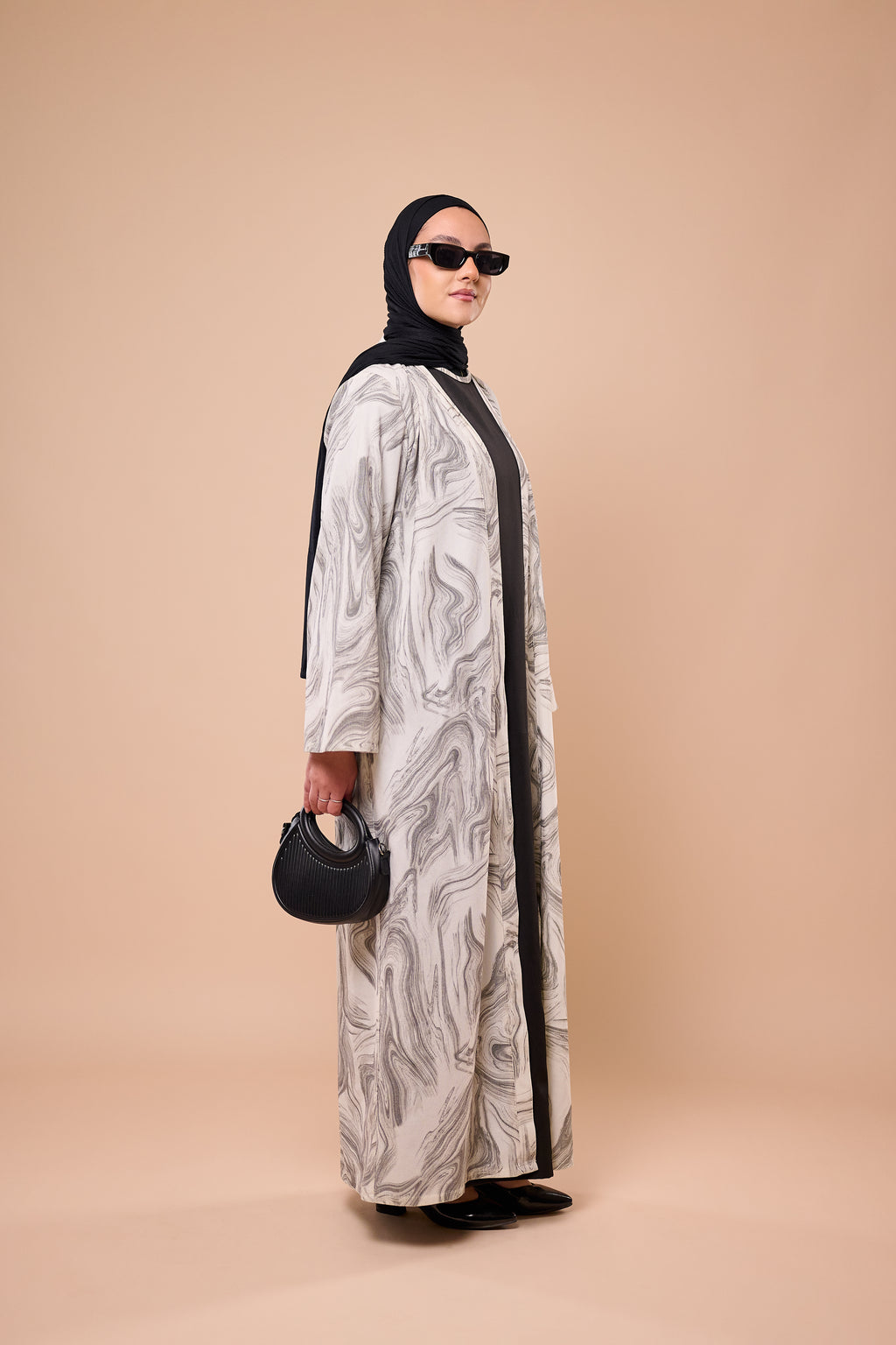 The Marble Two-Piece Abaya