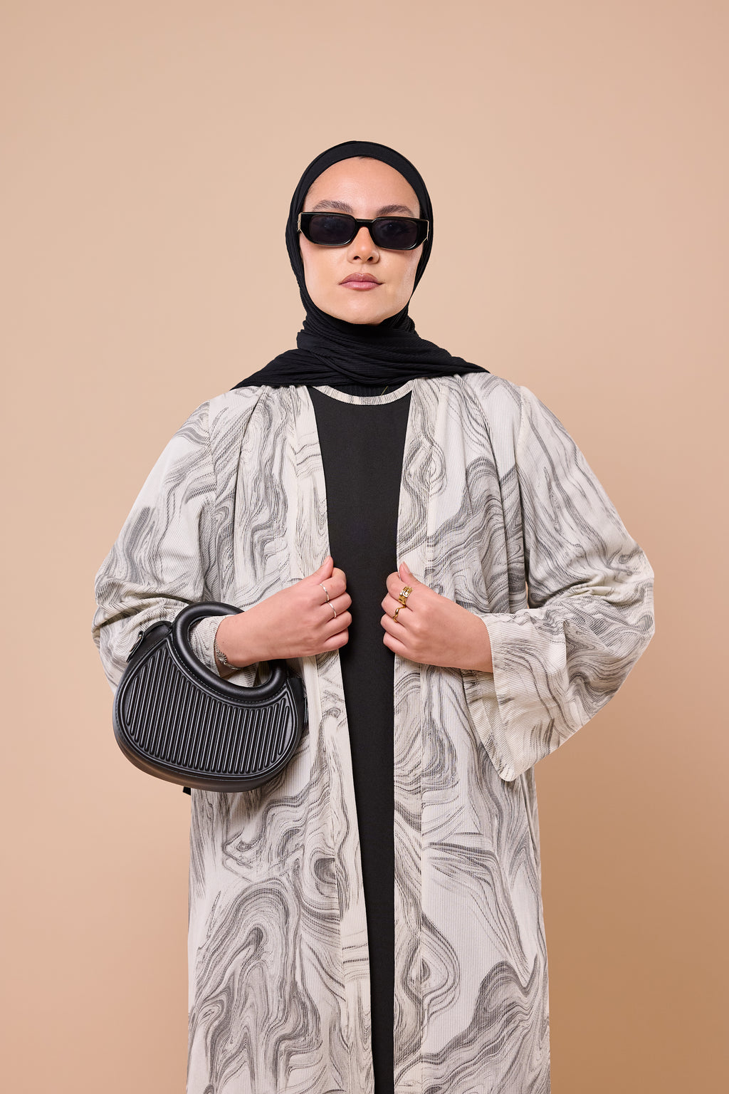 The Marble Two-Piece Abaya
