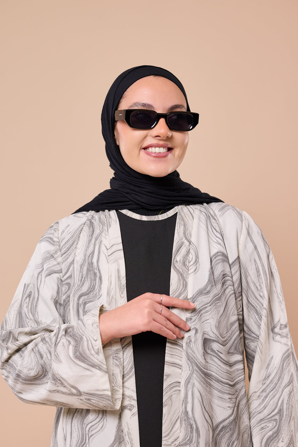 The Marble Two-Piece Abaya