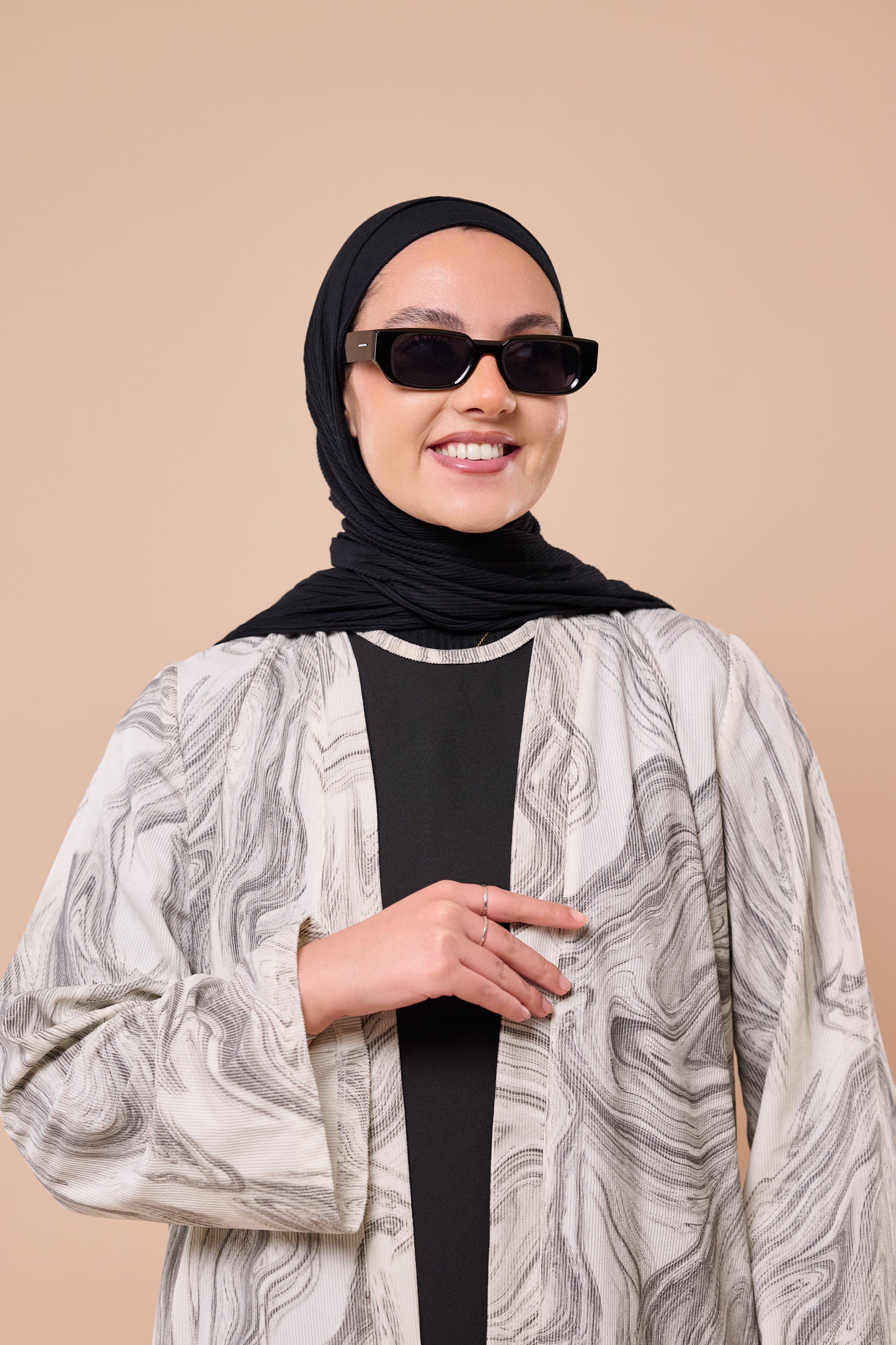 The Marble Two-Piece Abaya
