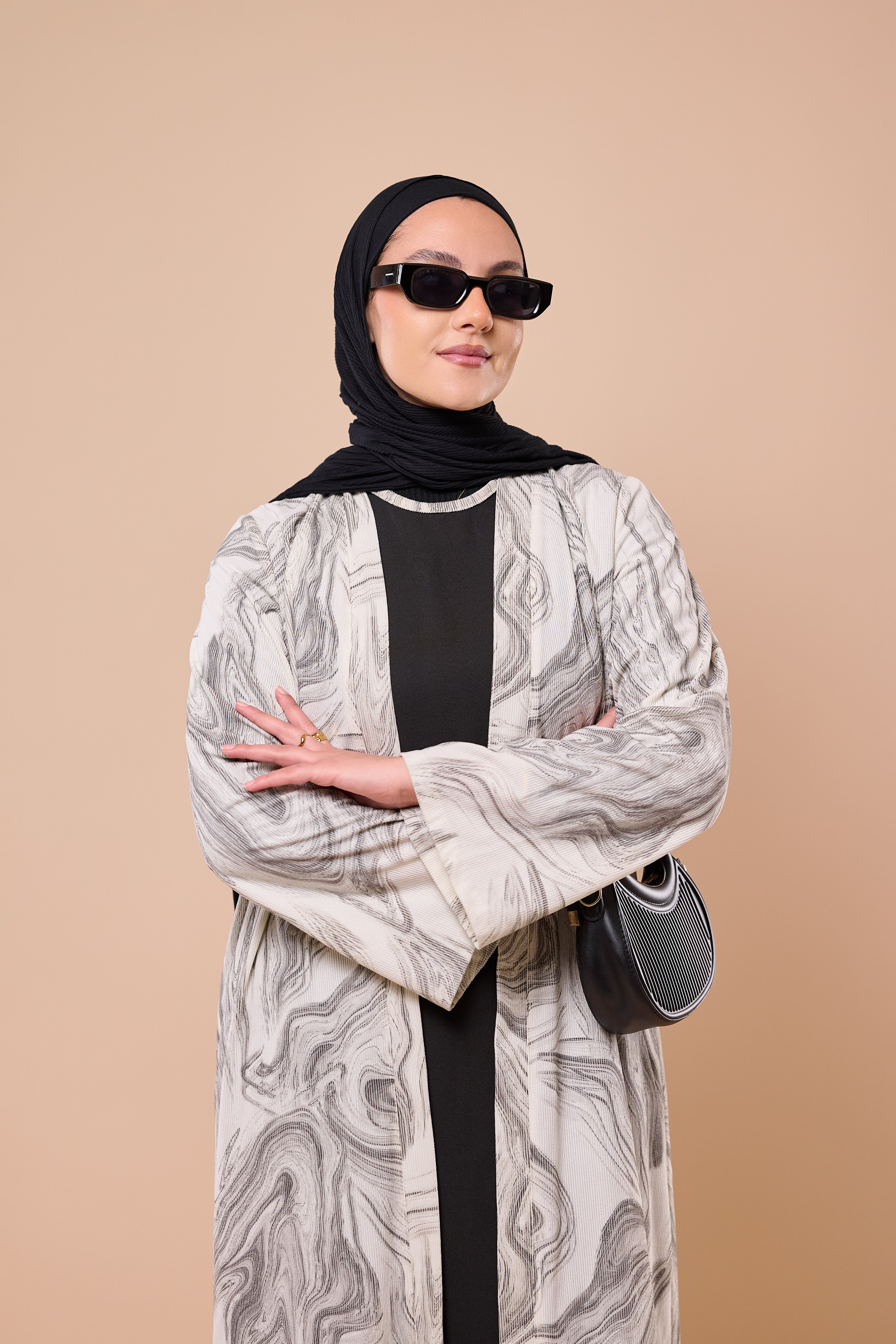 The Marble Two-Piece Abaya