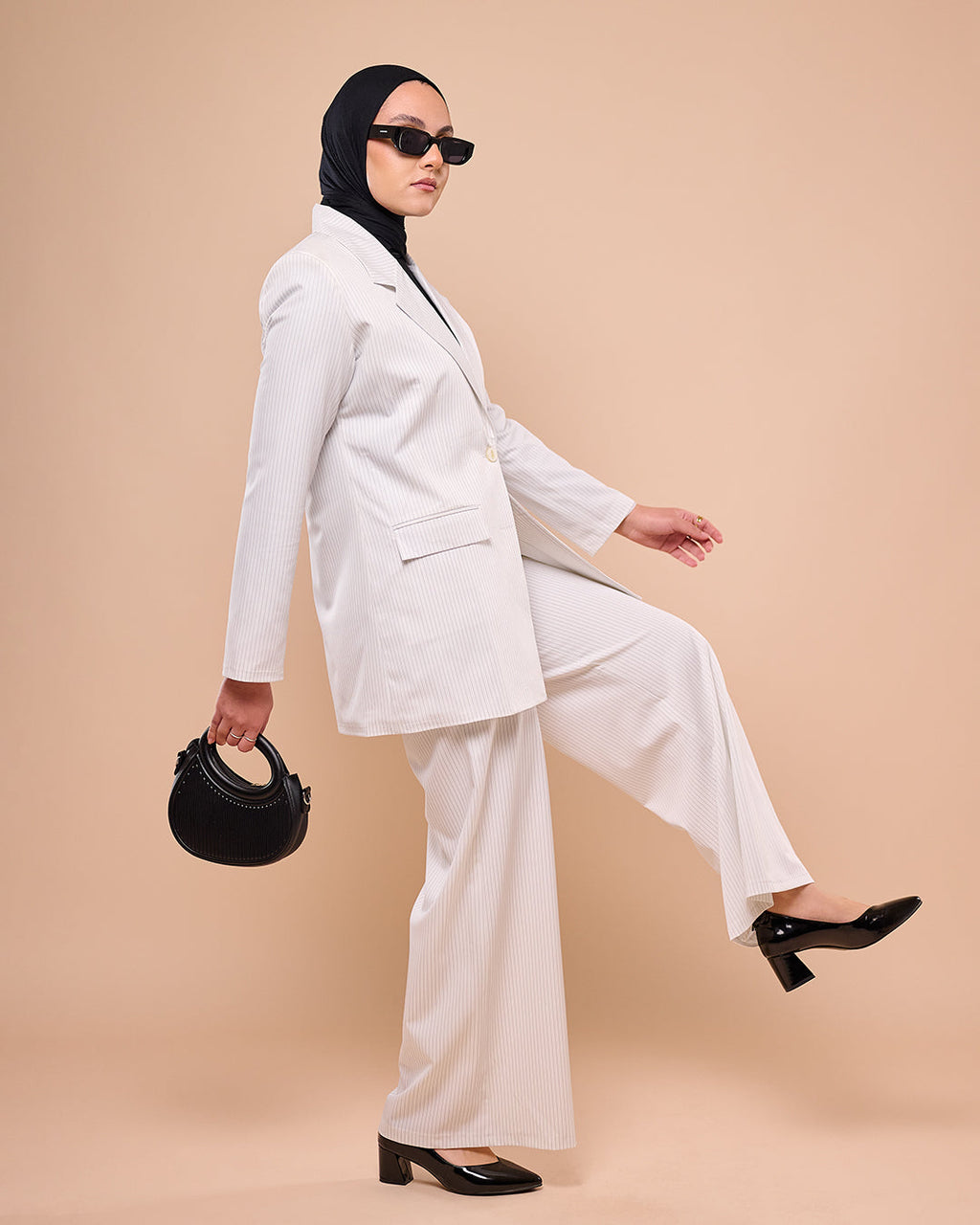 Pinstripe Suit Set